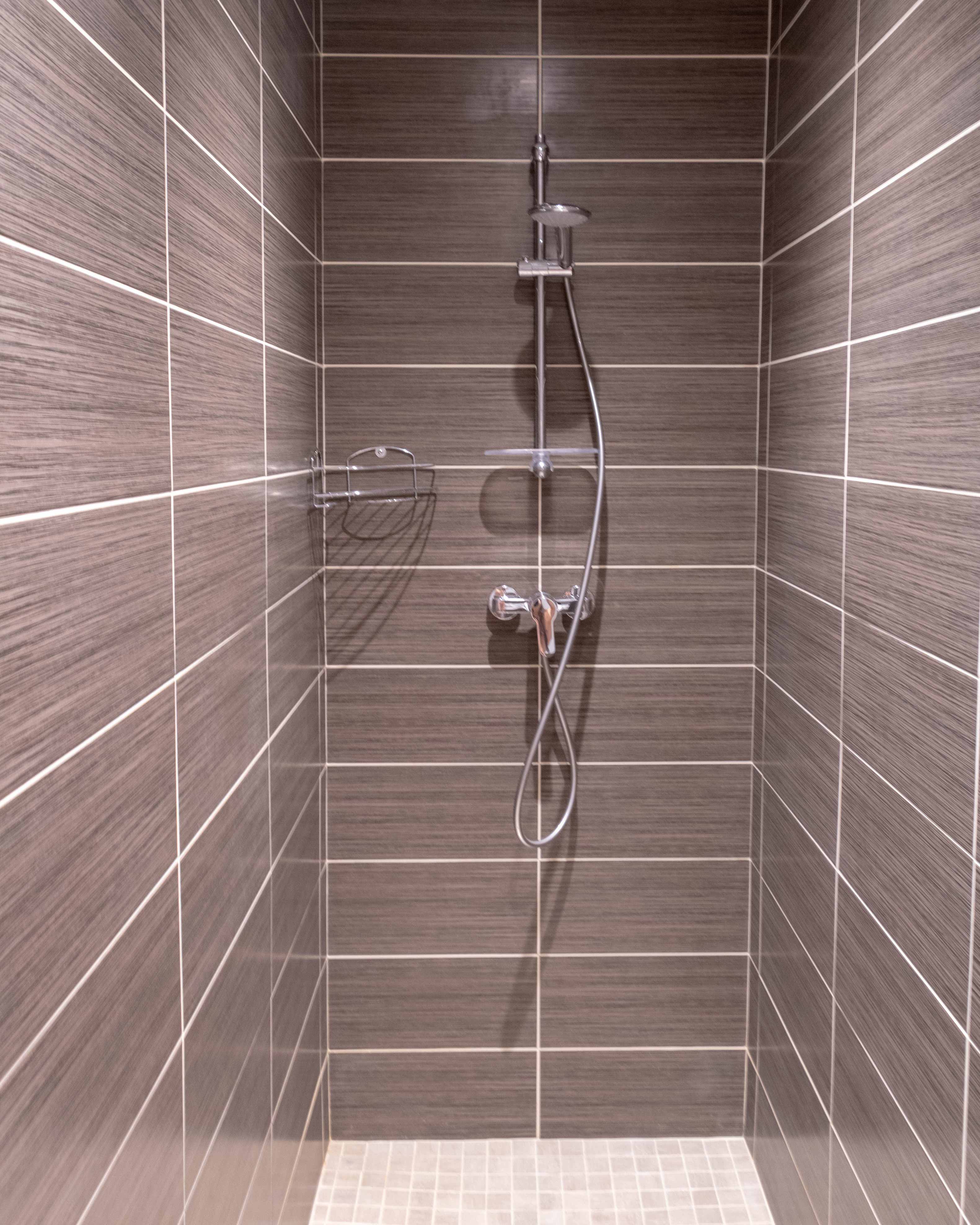 image of clean shower stall in home